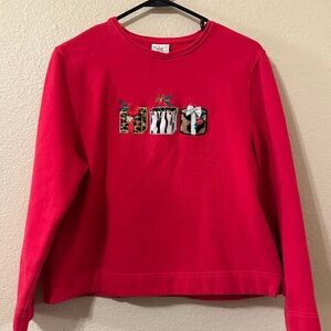 Bechamel Red Sweater with Gift Box Design